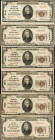 Lot of (6) Pennsylvania Nationals. $20 1929 Ty. 1 & Ty. 2. Very Fine to Extremely Fine.

Included in this lot are CH #5102 Kutztown NB; CH #3356 First...