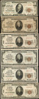 Lot of (6) Pennsylvania Nationals. $10-$20 1929 Ty. 1 & Ty. 2. Very Fine to Extremely Fine.

Included in this lot are the following: CH #13134 First N...