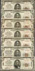 Lot of (7) Pennsylvania Nationals. $5 1929 Ty. 1 & Ty. 2. Fr. 1800-1 & 1800-2. Very Fine to Extremely Fine.

Included in this lot are CH #2558 First N...