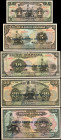 BOLIVIA. Lot of (6). Banco Central de Bolivia. 1 to 100 Bolivianos, 1911. P-112a to 117a. Very Fine to About Uncirculated.

6 pieces in lot. The full ...