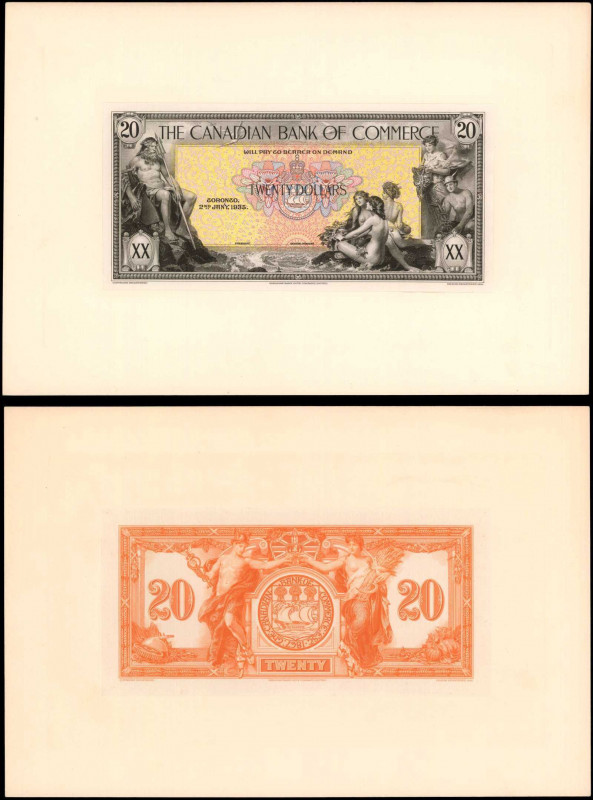CANADA. Lot of (6). Canadian Bank of Commerce. 5, 10 & 20 Dollars, 1935. P-S970p...