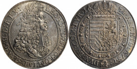 AUSTRIA. Taler, 1694. Hall Mint. Leopold I. PCGS MS-63 Gold Shield.

Dav-3244; KM-1303.3. An absolutely exceptional example of this ever-popular issue...