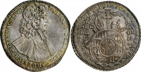 AUSTRIA. Olmutz. Taler, 1718. Wolfgang von Schrattenbach. PCGS MS-64+ Gold Shield.

Dav-1218; KM-414. Incredible quality for the type, this alluring c...