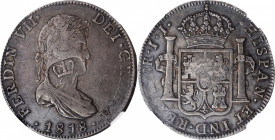 BRITISH HONDURAS. British Honduras - Mexico. Dollar (6 Shillings 1 Penny), ND (1810-20). NGC EF-40.

KM-2; Prid-2. Raised crowned script "GR" within o...