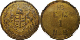 CANADA. Rupert's Land. Bronze Hudson's Bay Company "East Main" Quartet (4 Pieces), ND (1857). All NGC Certified.

Generally unavailable as a set, this...