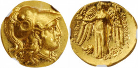 MACEDON. Kingdom of Macedon. Antigonos I Monophthalmos, as Strategos of Asia, 320-306/5 B.C. AV Stater (8.56 gms), Babylon Mint, ca. 315-311 B.C. NGC ...