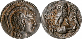 ATTICA. Athens. AR Tetradrachm, 111/0 B.C. ICG EF 45.

HGC-4, 1602; Thompson-703b. Phanokles, Apollonios, and Alexander, magistrates. "New style" type...