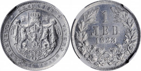 BULGARIA. Lev, 1923. Vienna Mint. NGC MS-64.

KM-35. A flashy and largely untoned coin with traces of cartwheel luster.

Estimate: $140.00-$240.00