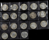 CANADA. Partial Original Dollar Roll (18 Pieces), 1949. Average Grade: UNCIRCULATED.

KM-47. Crisp and bright Dollars, sold along with original cardbo...