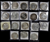 CANADA. Group of Dollars (18 Pieces), 1935-58. Grade Range: ALMOST UNCIRCULATED to UNCIRCULATED.

Dates present are: 1935 (2), 1939 (4), 1946, 1951, 1...