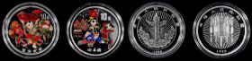 CHINA. Sextet of 10 Yuan Sets (6 Sets - 12 Pieces), 1999. Celebration of Spring. PROOF.

Each set consists of KM-1258 and KM-1259 (both colorized), so...