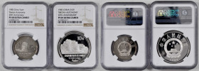 CHINA. Proof Set (2 Pieces), 1985. 20th Anniversary of Tibetan Autonomy. Both NGC Certified.

Set Mintage: 10,000. Sold with original display case and...