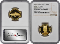COMOROS. 20000 Francs, 1976. NGC PROOF-69 Ultra Cameo.

Fr-1; KM-12. Featuring a coelacanth on the reverse. A brilliant Proof with hard mirrored field...