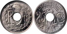 FRANCE. 25 Centimes, 1914. Paris Mint. NGC MS-68.

KM-867. Pop: 6, none graded finer by NGC. A bright and fully lustrous coin, nearing technical perfe...