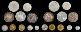 GERMANY. Frankfurt. Group of Mixed Denominations (10 Pieces), 1763-1866. Grade Range: VERY FINE to ABOUT UNCIRCULATED.

A varied mix of types and deno...