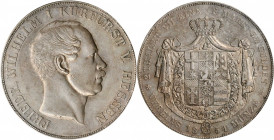 GERMANY. Hesse-Cassel. 2 Talers, 1854-CP. Friedrich Wilhelm I. PCGS AU-50 Gold Shield.

KM-618.1. A well struck and wholesome coin with a somewhat mot...
