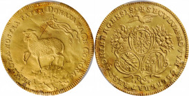 GERMANY. Nurnberg. 2 Ducats, 1700-GFN. PCGS Genuine--Repaired, AU Details Gold Shield.

KM-259; Fr-1882. Weight: 6.76 gms. The 'Paschal Lamb' variety,...