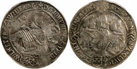GERMANY. Saxe-Altenburg. Taler, 1625. Saalfeld Mint. Johann Philipp & Brothers. PCGS Genuine--Plugged, EF Details Gold Shield.

Dav-7371; KM-302. A Ta...
