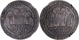 GERMANY. Saxe-Weimar. Taler, 1608-WA. Johann Ernst and his seven brothers. NGC VF Details--Mount Removed.

Dav-7523. A well detailed and darkly toned ...