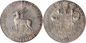 GERMANY. Stolberg. 1-1/3 Taler, 1796. Karl Ludwig & Heinrich Christian Friedrich. ANACS AU-55 Details--Cleaned.

Dav-2809; KM-332. A well struck coin ...