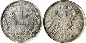 GERMANY. Mark, 1914-D. Munich Mint. PCGS MS-65.

KM-14. A lovely Gem, glistening with luster and faint peripheral toning.

Estimate: $25.00-$50.00