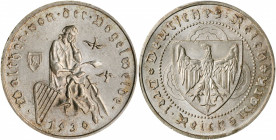 GERMANY. 3 Mark, 1930-A. Berlin Mint. PCGS MS-64 Gold Shield.

KM-69; J-344. Struck for the 700th Anniversary of the death of Von Der Vogelweide. A lu...