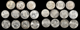 GERMANY. Group of 3 Marks (11 Pieces), 1909-30. Grade Range: EXTREMELY FINE to UNCIRCULATED.

A group of pleasing examples, covering a range of design...
