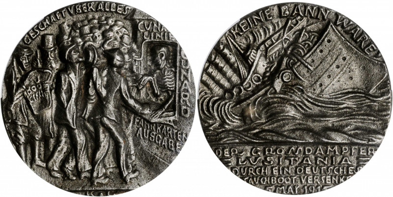 GERMANY. Cast Iron Medal, 1915. PCGS MS-64 Gold Shield.

Eimer-1941Ab (British c...