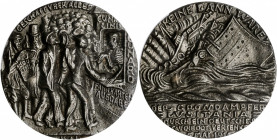 GERMANY. Cast Iron Medal, 1915. PCGS MS-64 Gold Shield.

Eimer-1941Ab (British copy). Diameter: 55 mm, by Gordon Selfridge, after the K. Goetz origina...