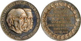 GERMANY. Bismarck & Hindenburg Silver Medal, ND (1931). PCGS SPECIMEN-65 Gold Shield.

Conjoined busts of Bismarck and Hindenburg on the obverse, eigh...