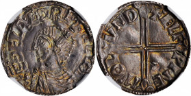 GREAT BRITAIN. Penny, ND (978-1016). London Mint. Aethelred II. NGC Unc Details--Peck Marked.

S-1151; North 774. Weight: 1.59 gms. Moneyer Aelfwine. ...