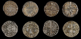 GREAT BRITAIN. Silver Pennies (4 Pieces), ND (978-1327). Grade Range: VERY FINE to EXTRA FINE.

1) ND (978-1016). Aethelred II. S-1151. EXTRA FINE. Lo...