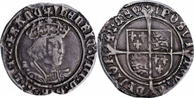 GREAT BRITAIN. Groat, ND (1526-44). London Mint. Henry VIII. PCGS EF-45 Gold Shield.

S-2337E, N-1797. Pheon mintmark. A nicely detailed and well cent...