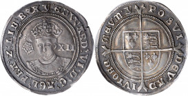 GREAT BRITAIN. Shilling, ND (1551-53). London Mint. Edward VI. PCGS EF-45 Gold Shield.

S-2482; N-1937. Y mintmark. A well detailed and wholesome Shil...