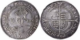 GREAT BRITAIN. Shilling, ND (1551-53). London Mint. Edward VI. PCGS VF-35 Gold Shield.

S-2482; N-1937. A typical strike for the type, with a few poin...