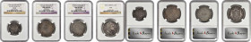 GREAT BRITAIN. Quartet of Silver Issues (4 Pieces), 1526-1836. All NGC Certified.

1) 4 Pence, ND (1526-44). Henry VIII. VF-30. S-2337E.
2) Shilling, ...