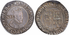 GREAT BRITAIN. Shilling, ND (1603-04). London Mint. James I. PCGS VF-35 Gold Shield.

S-2645; KM-13. Thistle mintmark. A wholesome and evenly worn Shi...