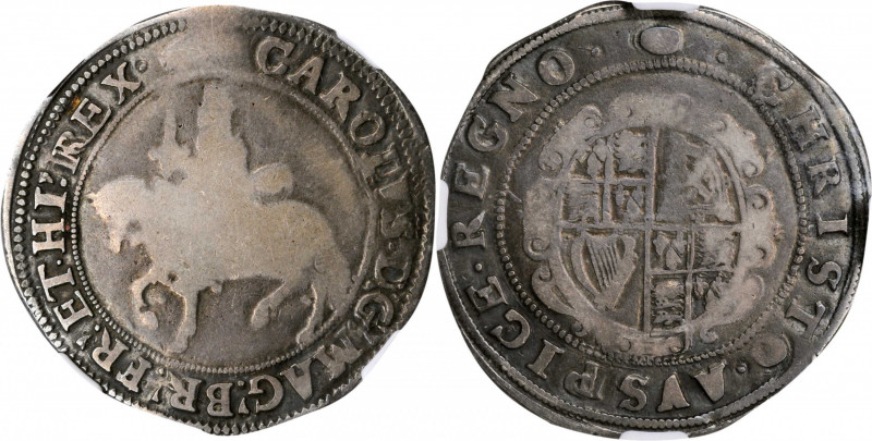 GREAT BRITAIN. 1/2 Crown, ND (1636-38). London Mint. Charles I. NGC VG-10.

S-27...
