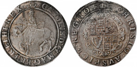 GREAT BRITAIN. 1/2 Crown, ND (1635-36). London Mint. Charles I. PCGS Genuine--Tooled, VF Details Gold Shield.

S-2773. A well centered and detailed co...
