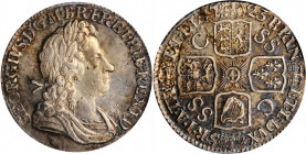 GREAT BRITAIN. Shilling, 1723. London Mint. George I. PCGS MS-64 Gold Shield.

S-3647; KM-539.3. First Bust; S.S.C. variety. A pleasing and eye-appeal...