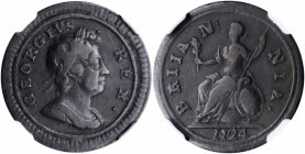 GREAT BRITAIN. Farthing (1/4 Penny), 1724. London Mint. George I. NGC VF-20.

S-3662; KM-556. A deeply colored Farthing with no noteworthy flaws for t...