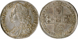 GREAT BRITAIN. 1/2 Crown, 1746. London Mint. George II. PCGS AU-53 Gold Shield.

S-3695A; KM-584.3. LIMA type. A pleasing, well struck coin with luste...