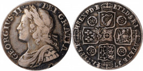 GREAT BRITAIN. Shilling, 1741. London Mint. George II. FINE.

S-3701; KM-561.4. An evenly worn and dark toned Shilling with a slight planchet flaw at ...