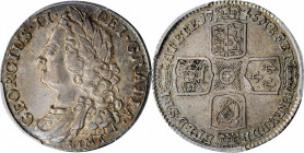 GREAT BRITAIN. Shilling, 1745. London Mint. George II. PCGS AU-53 Gold Shield.

S-3703; KM-583.2. LIMA type. A boldly struck and quite attractive exam...