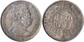 GREAT BRITAIN. 1/2 Crown, 1816. London Mint. George III. PCGS MS-62 Gold Shield.

S-3788; KM-667; ESC-613. A handsome and well struck coin, with luste...