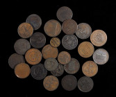 GREAT BRITAIN. Copper Tokens (Approximately 265 Pieces), 18th to 19th Century. Grade Range: VERY GOOD to VERY FINE.

A mix of mostly 1/2 Penny and Pen...