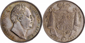 GREAT BRITAIN. 1/2 Crown, 1834. London Mint. William IV. PCGS MS-63 Gold Shield.

S-3834; KM-714.2. Type with "W.W." in script letters. An attractive ...