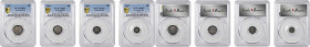 GREAT BRITAIN. Maundy Set (4 Pieces), 1839. London Mint. Victoria. All PCGS Gold Shield Certified.

1) 4 Pence. PROOF-62. KM-732.
2) 3 Pence. PROOF-63...