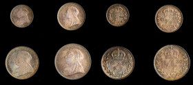 GREAT BRITAIN. Maundy Set (4 Pieces), 1896. London Mint. Victoria. Grade Range: UNCIRCULATED.

S-3943; KM-MDS152. 
 SOLD AS IS/NO RETURNS .

Estimate:...