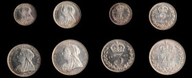 GREAT BRITAIN. Maundy Set (4 Pieces), 1897. London Mint. Victoria. Grade Range: UNCIRCULATED.

S-3943; KM-MDS153. 
 SOLD AS IS/NO RETURNS .

Estimate:...